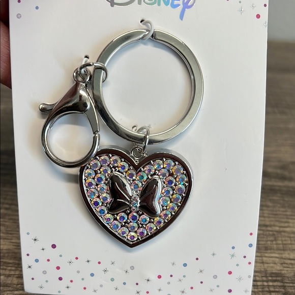 Disney | Minnie Mouse Ears ~ Heart Keychain/Bag Charm - Picture 4 of 4